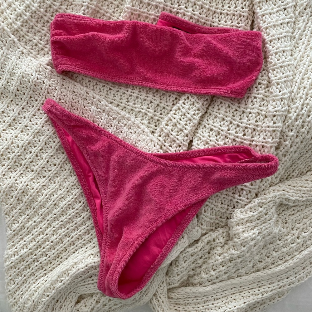 NEW Beach Riot Terry Cloth Swim - Picture 3 of 3